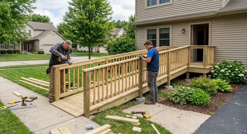 Accessible Ramp Construction in Conroe, TX