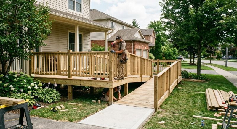 Accessible Ramp Installation in Wilmington, NC