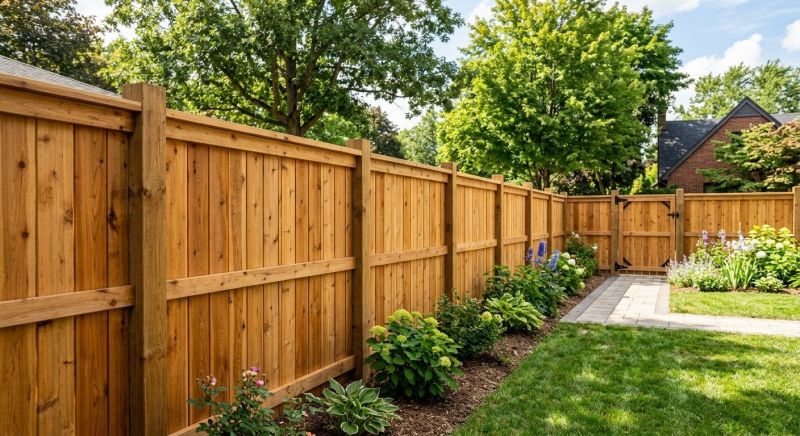 Cedar Fence Replacement in Pearland, TX