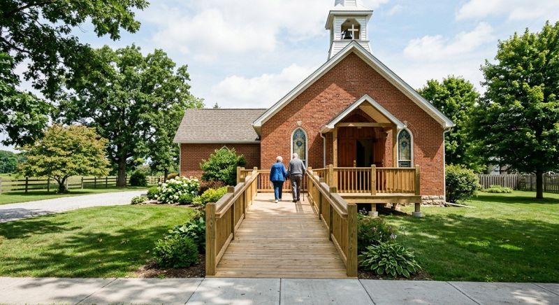 Church Ramp Installation in Wilmington, NC