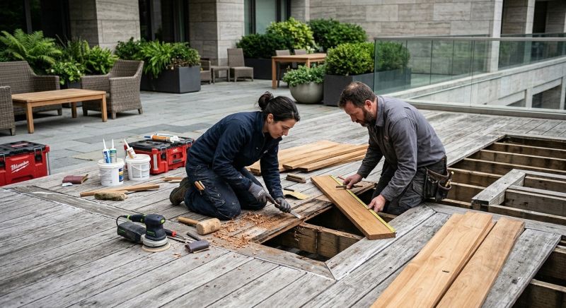 Deck Floor Repair in Redmond, WA