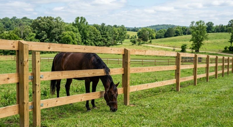 Equine Fence Installation in Pearland, TX