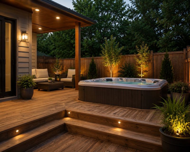 Hot Tub Deck Installation in Fairfield County, CT