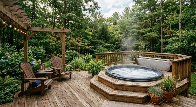 Hot Tub Deck Installation in Norwalk, CT