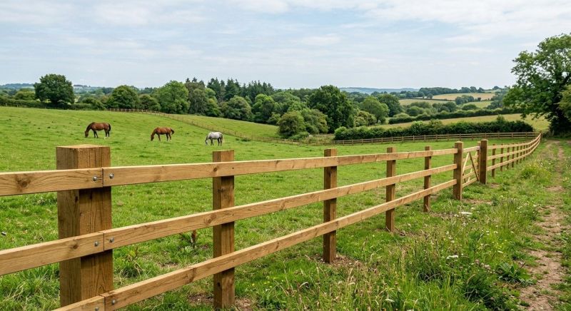 Paddock Fence Installation in Roseville, CA