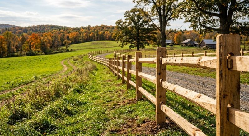 Split Rail Fence Installation in Pearland, TX