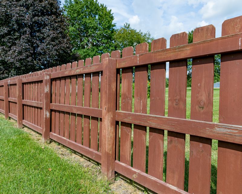 Wooden Dog Fence Installation in Pearland, TX