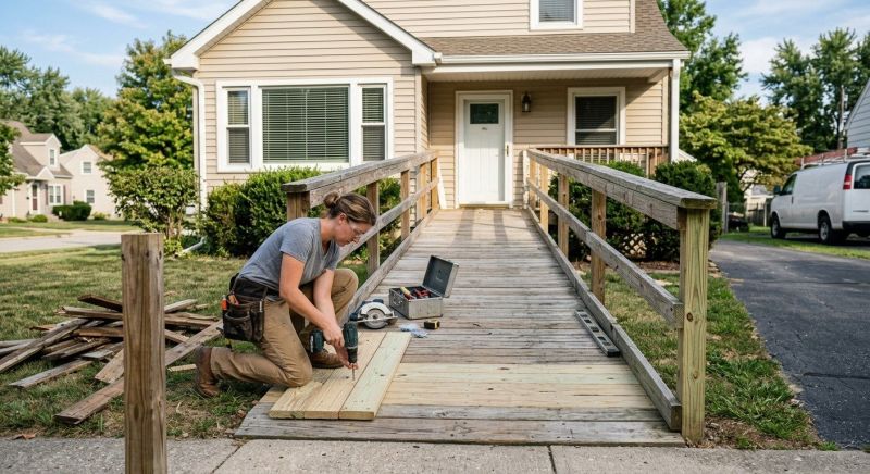 Accessible Ramp Construction in Conroe, TX