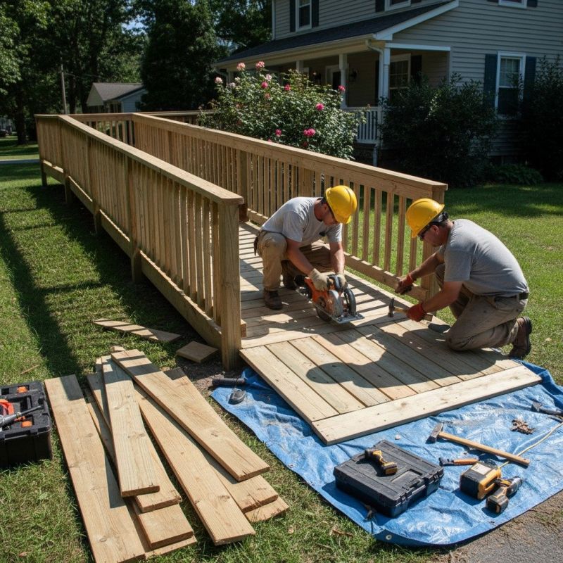 Accessible Ramp Construction in Conroe, TX