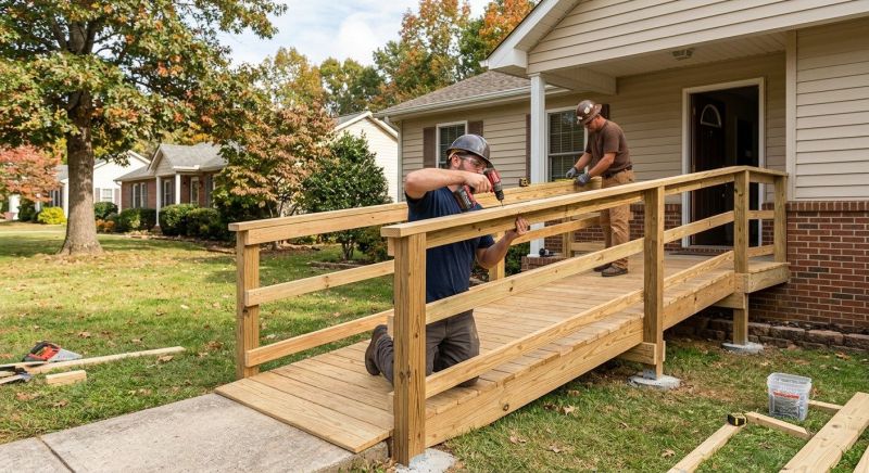 Accessible Ramp Construction in Conroe, TX