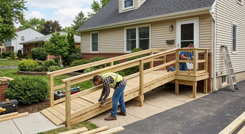 Accessible Ramp Installation in Wilmington, NC