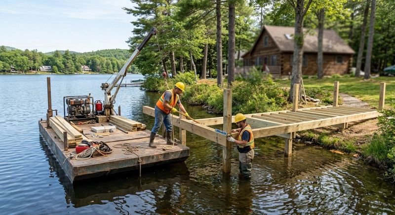 Boat Dock Installation in Overland Park, KS