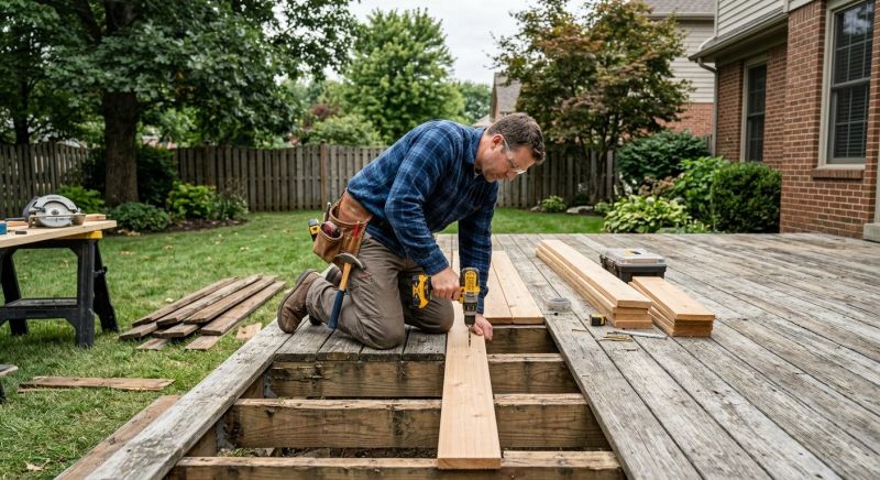 Cedar Deck Repair in Redmond, WA