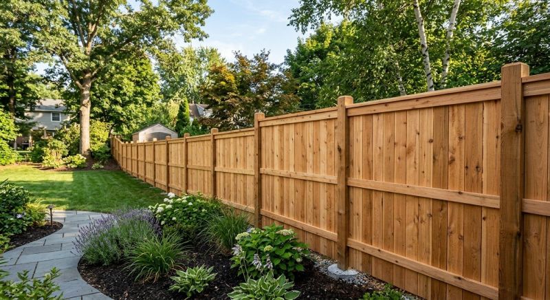 Cedar Fencing Installation in Sacramento, CA