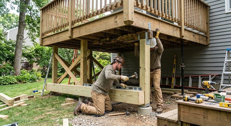 Deck Beam Replacement in Seattle, WA