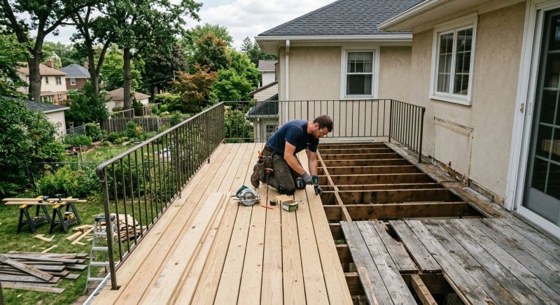 Deck Board Replacement in Redmond, WA