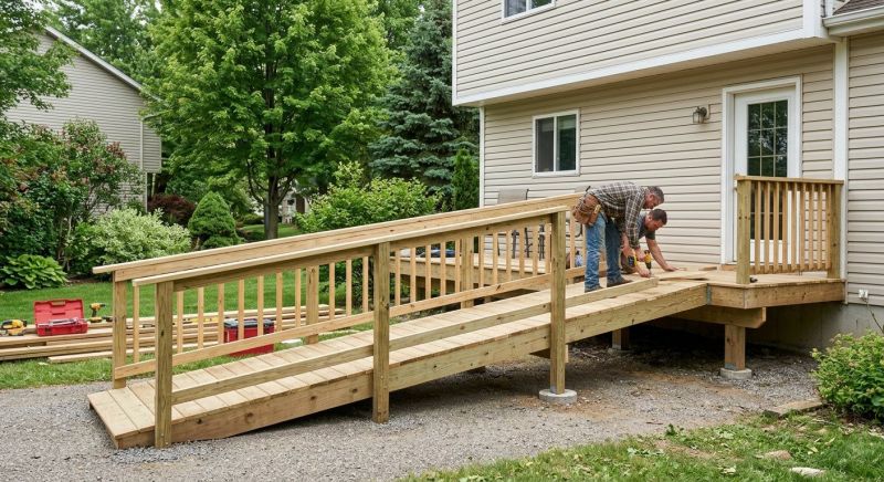 Deck Ramp Construction in Wilmington, NC
