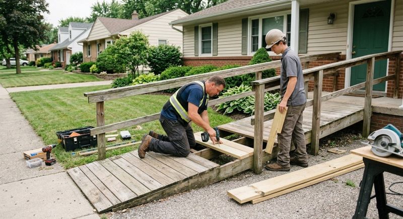 Deck Ramp Construction in Wilmington, NC