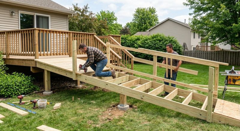 Deck Ramp Construction in Kansas City, KS