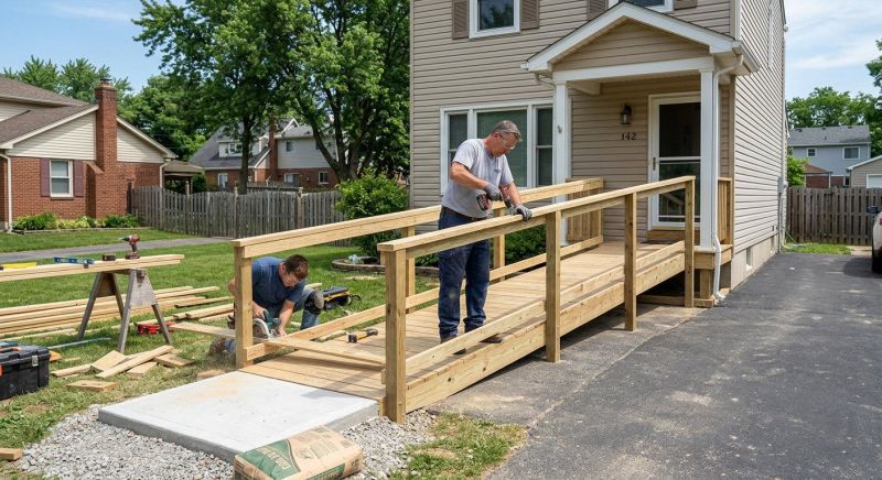 Deck Ramp Construction in Kansas City, KS