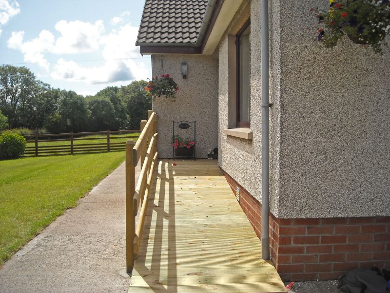 Deck Ramp Installation in Conroe, TX