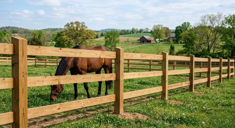Equine Fence Installation in South Houston, TX