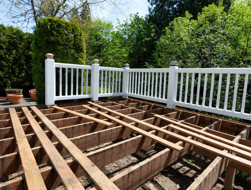 Ground Level Deck Construction in Fairfield County, CT