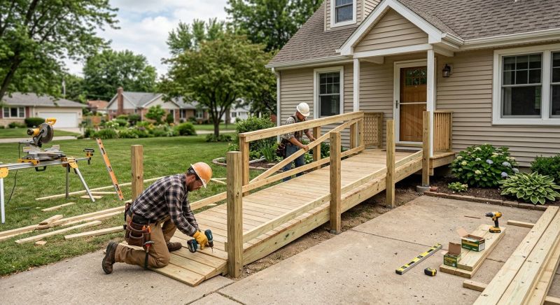 Handicap Ramp Construction in Kansas City, KS