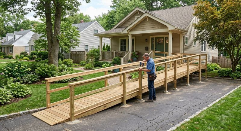 Handicap Ramp Installation in Conroe, TX