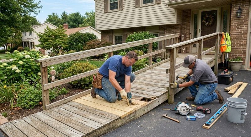 Handicap Ramp Replacement in Wilmington, NC