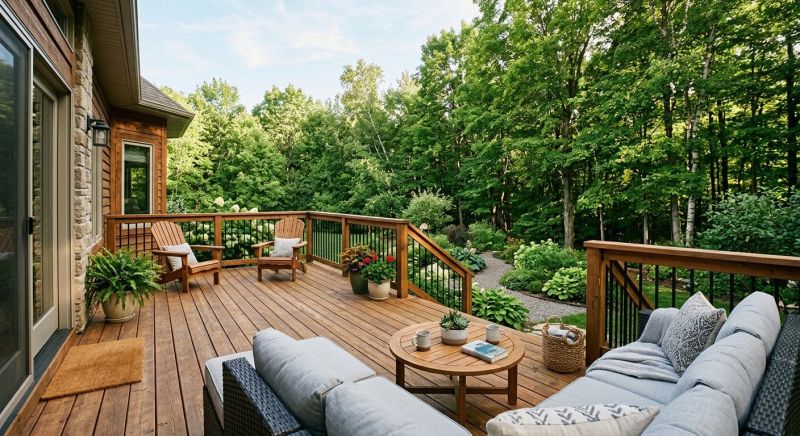Hardwood Deck Installation in Boston, MA