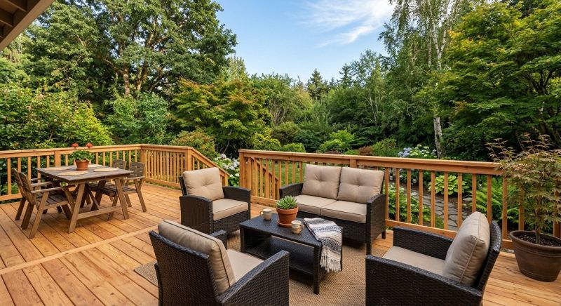 Hardwood Deck Installation in Worcester, MA