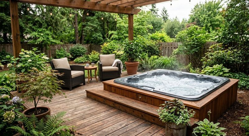 Hot Tub Deck Installation in Stamford, CT