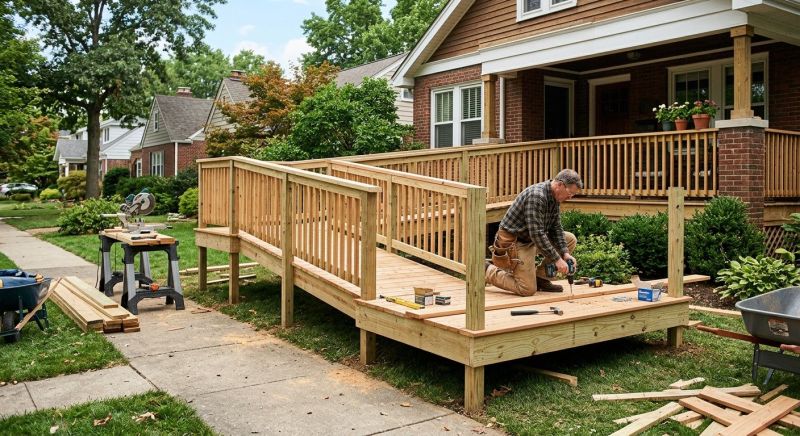Mobility Ramp Construction in Wilmington, NC