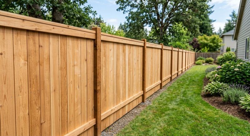 Plank Fence Installation in South Houston, TX