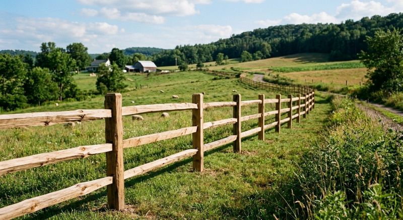 Rail Fence Construction in Pearland, TX