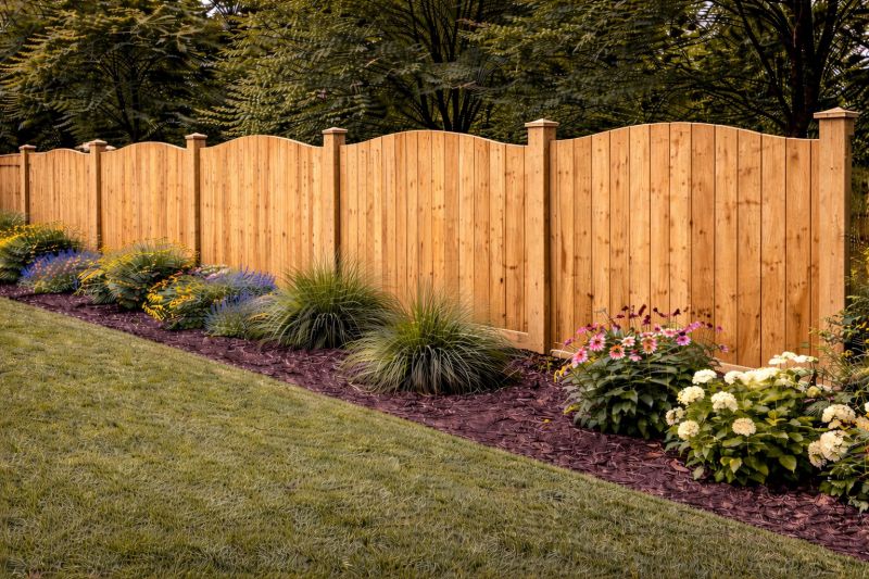 Scalloped Fence Installation in Pearland, TX