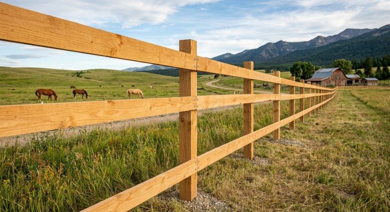 Stable Fencing Installation in Sacramento, CA