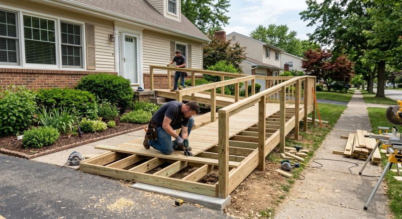 Stair Ramp Construction in Kansas City, KS