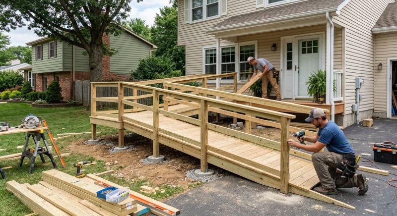 Stair Ramp Construction in Wilmington, NC