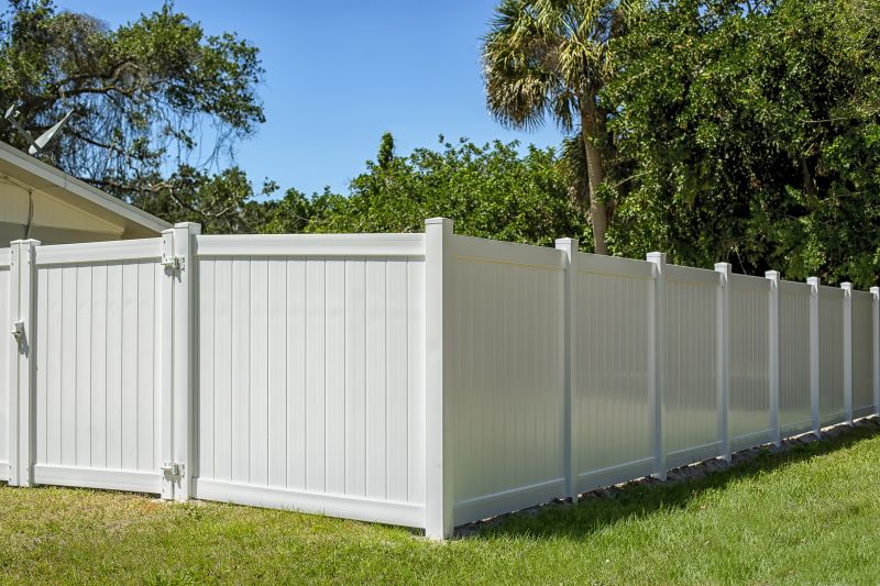 White Pvc Fence Installation in Wilmington, NC