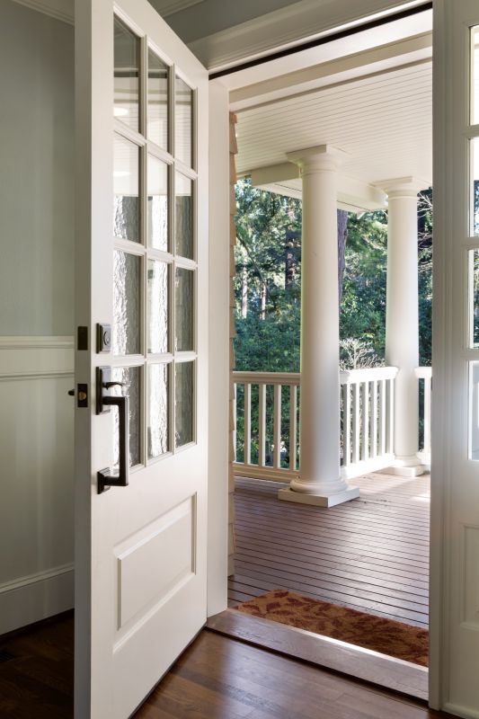 Front Entry Wood Porch