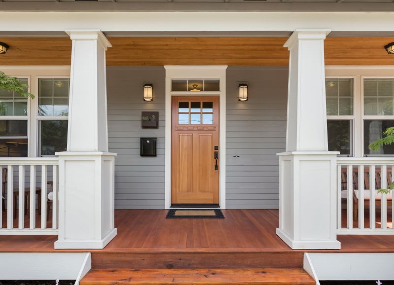Wood Porch Construction in Boston, MA