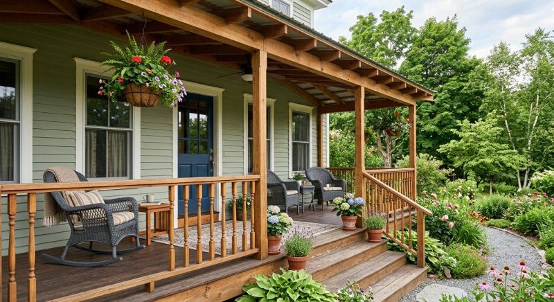 Wood Porch Construction in Redmond, WA