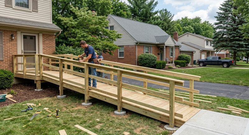Wood Ramp Construction in Kansas City, KS