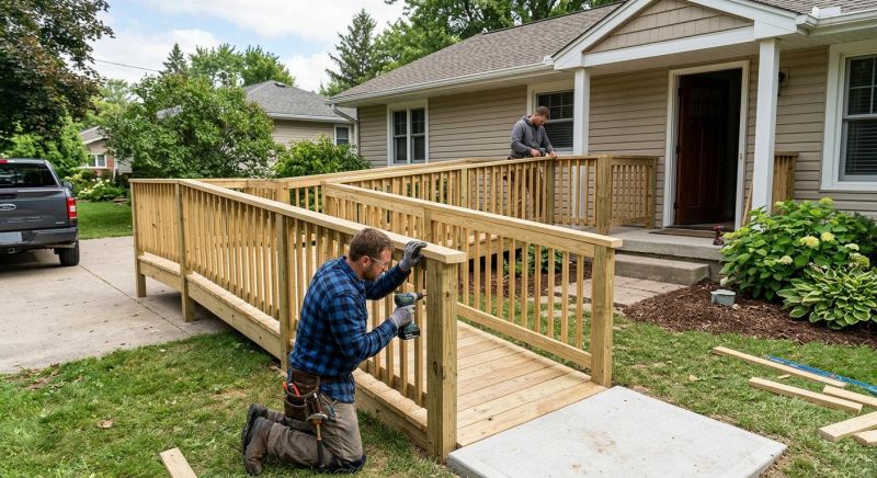 Wood Ramp Construction in Kansas City, KS