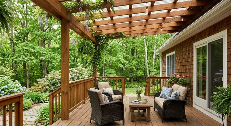Wooden Patio Installation in Norwalk, CT
