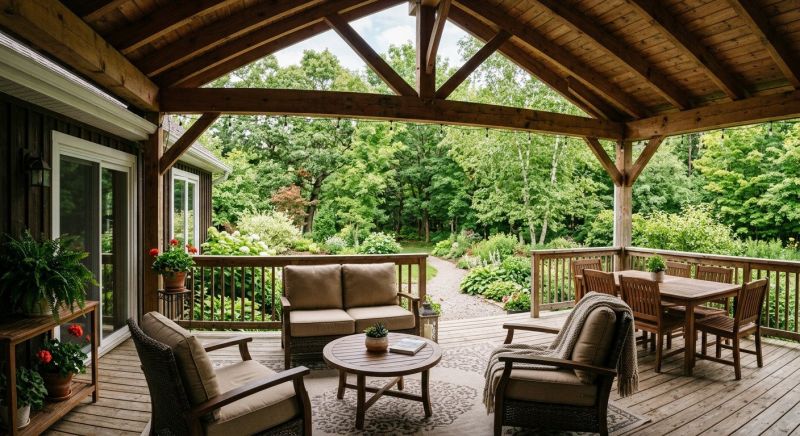 Wooden Patio Installation in Boston, MA